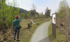 Illustrasjonsfoto fornminneparken. Kilde: Dronning Landskap