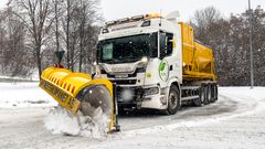 Vaktmesterkompaniet får ned klimautslippet i driften av vegene i og rundt Oslo ved bruk av biogass som drivstoff. (Foto: Vaktmesterkompaniet AS)