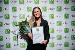 Evine Skoglund, Vinner av Emax 2019. Foto: Pavel Koubek/Icon Photography