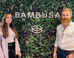 Daglig leder Veronica Johannesen og CEO Håvard Gundersen fra Bambusa AS. Foto: Bambusa.
