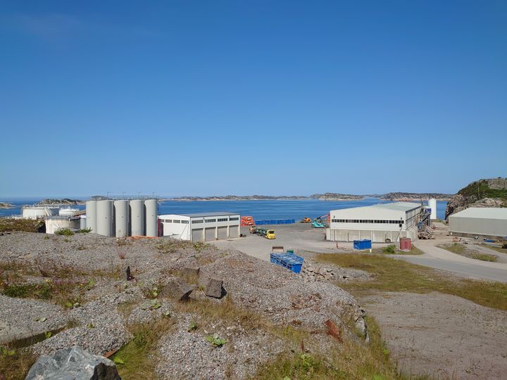 Franzefoss Gjenvinning AS avdeling Eide på Sotra mottar og behandler farlig avfall. 
Foto: Linda Skryseth, Franzefoss AS.