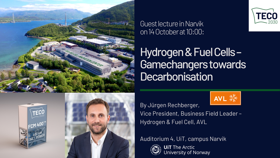 TECO 2030 Is Organising A Guest Lecture At UiT Narvik On 14 October 