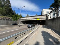 E18 Sjølystlokket vestgående retning. Foto Erik Larsstuen