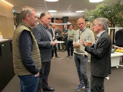 God stemning. Christian A. E. Andersen. Norsk Gjenvinning, Christer Kjellesvig Knowit, Geir Hågen Karlsen, Paul Chaffey. Foto: Knowit