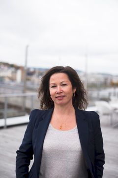 Digitalredaktør Monica Lid i Egmont Publishing. Foto: Frederik Ringnes