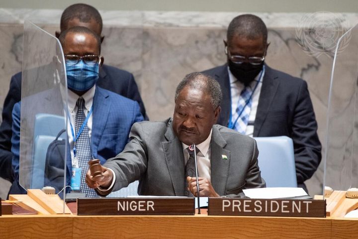 Niger har presidentskapet i Sikkerhetsrådet i desember. FN-ambassadør Abdou representerer landet i FN. Foto: UN Photo/Eskinder Debebe.
