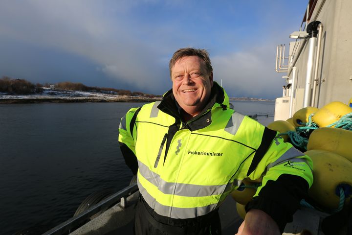 Fiskeri- og sjømatminister, Harald Tom Nesvik. Foto: NFD