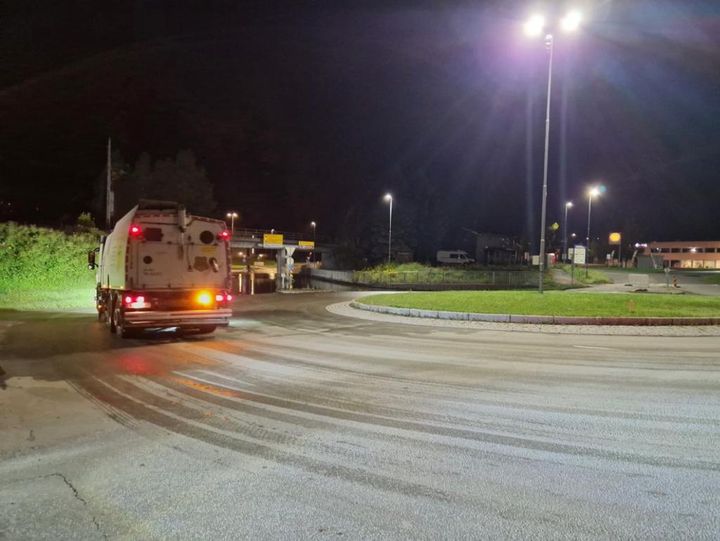 Fra E134 Drammen - Hokksund, som ble åpnet i natt. Foto: Lasse Berge, Statens vegvesen