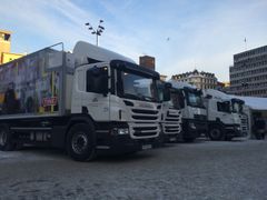 TINEs nye bilpark. Foto: Sindre Ånonsen