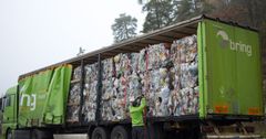 All plastemballasje som ble samlet inn, ble sendt til moderne sorteringsanlegg, de fleste i Tyskland. Foto: Grønt Punkt Norge | Beathe Schieldrop