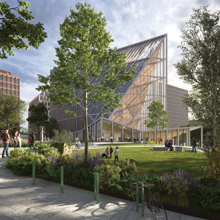 Stenseth & RS Entreprenør har inngått avtale med HENT for bygging av kjelleren i A-blokken i Regjeringskvartalet i Oslo sentrum. Ill. Team Urbis.