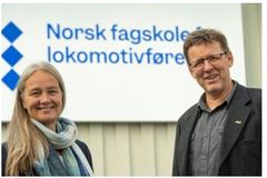 Studiesjef Ane Haugen Jordal og rektor Kai Erik Jensen