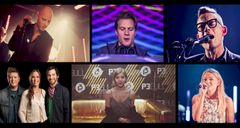 Dette er noen av artistene fra P1s A-liste uke 9, som består av kun norske artister. Øverst fra venstre: Sivert Høyem, Matoma, Jarle Benhoft, Fjellfolk, AURORA og Astrid S. Foto (montasje): Tom Øverlie/Kim Erlandsen/Julia Naglestad, NRK