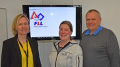 Svein Arne Rakstang, Eidsiva Nett,  Anne Kristin Kvitle, First Lego League og Anne Sagstuen Nysæther, Eidsiva Nett.