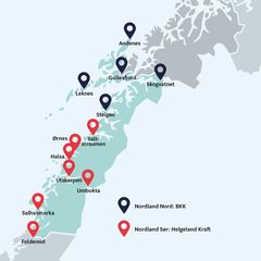 Her kommer de nye hurtigladerne i Nordland og Namdalen.
