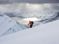 Photographs from an earlier skiing trip to Svalbard: