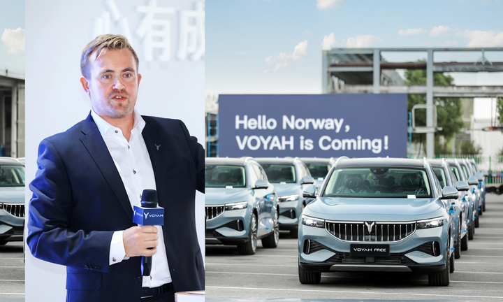 Torje Aleksander Sulland, CEO i Electric Way. Elbilen VOYAH FREE er på vei til Norge.