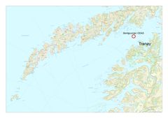 Smartbøye kommer til Vestfjorden: Bøya plasseres nær Tranøy losbordingsfelt i Nordland nær Hammerøygrunnen i Vestfjorden, som er et værutsatt område. Stedet der bøya skal være er markert som Bordgrunnen ODAS (Ocean data acquisition system) på kartet.