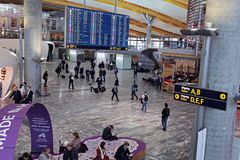 Fredag 7. april kan det bli rekordhøy trafikk på Oslo lufthavn (Foto: Avinor Oslo lufthavn)