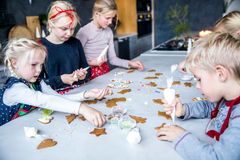 Å pynte pepperkaker er en populær førjulsaktivitet blant nordmenn. (Foto: Brodogkorn.no)