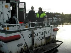 RS "Odd Fellow II" var nedsølt av olje etter olykken
