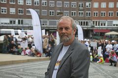Streikearrangement for Oslo Rådhus