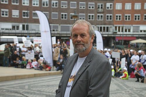 Streikearrangement for Oslo Rådhus