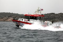 TRAVEL SKØYTE: RS "Horn Flyer" i Skjærhalden er Norges travleste redningsskøyte.