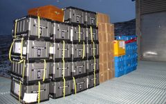 Åtte genbanker sendte denne uka (siste uka i oktober 2020) 45 bokser med nesten 15000 frøposer til Svalbard Globale frøhvelv. De åtte genbankene er fra Sør- Korea, Zambia, Cõtes d'Ivoire, Nigeria, Polen, Kenya og to fra Thailand. Foto: NordGen