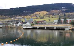 Visualsiering av mogleg inntak Palmafoss. Foto og visualisering: Sweco