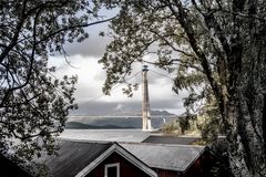 – Brua er plassert midt i et fantastisk og dramatisk landskap, og av nettopp denne grunnen ble målet vårt å designe ei bru som respekterer omgivelsene sine, sier bru-direktør og arkitekt hos DISSING+WEITLING. Foto: Ragnhild Heggem Fagerheim