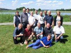 Tekniske innovasjonsgruppe. Cecilia Orosz ligger i front.