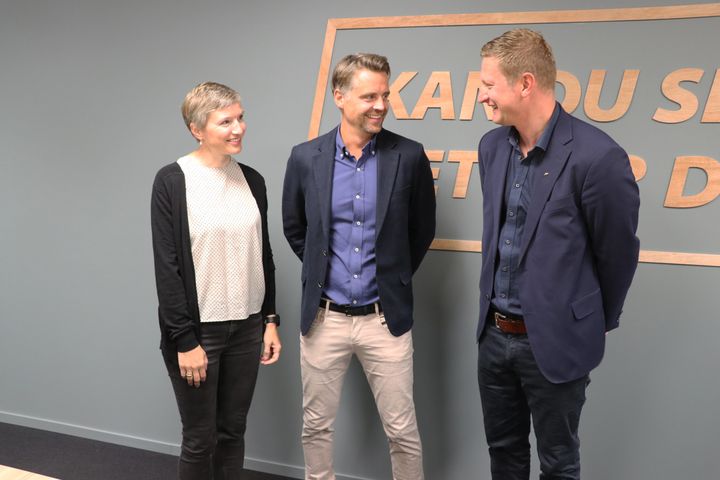 Anny Øen, Lars Myhre Hjelmeset og Amund Tøftum -  Foto: Lars Barth-Heyerdahl