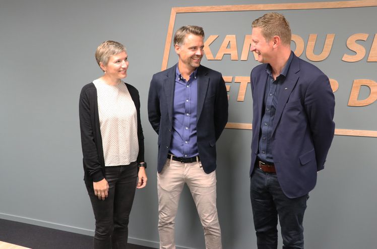 Anny Øen, Lars Myhre Hjelmeset og Amund Tøftum -  Foto: Lars Barth-Heyerdahl