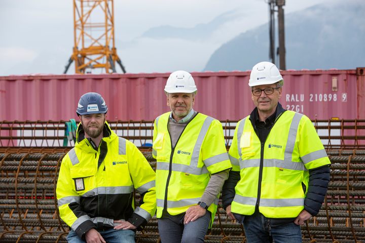 Fra venstre: Andreas Andenæs, daglig leder i Christie & Opsahl AS, Geir Vegsund, prosjektleder og Senior Advisor i Converto AS, Bjørn Gjerde, Senior Advisor i Converto AS