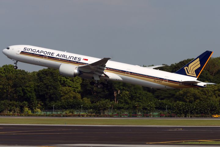Første avgang på den nye Stockholm-Singapore ruten ble solid markert da første fly tok av 30. mai. Foto: Sören Andersson