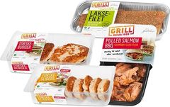 Torskeburger, Torskesliders, hel laksefilet med hvitløk og urter og Pulled Salmon BBQ er spennende fiskenyheter til grillen.