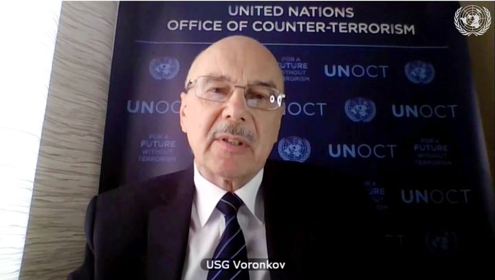 FNs antiterrorsjef, Voronkov, advarer Sikkerhetsrådet om trusselen fra IS. Foto: UN Photo/Evan Schneider