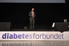 Helse- og omsorgsminister Bent Høie åpnet fagdelen av Nasjonalt Diabetesforum. Foto: Erik M. Sundt/Diabetesforbundet