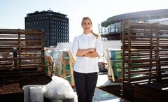Den svenske stjernekokken Frida Ronge inntar takterrassen til Sommerro og åpner i september 2022 restauranten TAK. Foto Lars Petter Pettersen