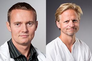 Professor Tom Hemming Karlsen (t.v.) og professor Johannes Hov. Foto: UiO.