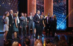 Åsted Norge-gjengen feiret Gullruten for beste Nyhets - eller aktualitetsprogram. Foto: Øyvind Ganesh, TV 2.