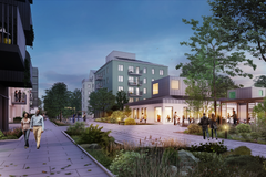 HMB Construction skal bygge 182 leiligheter og en barnehage i Örebros nye boligområde Tamarinden. Ill. White.