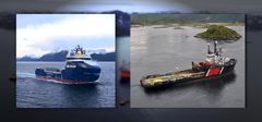 Eni Norges Stril Barents, til venstre, og Kystverkets slepefartøy NSO Crusader er blant fartøyene som inngår i avtalen om felles beredskapsressurser i nord.