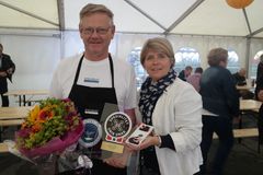 Fra venstre: Ole Mindor Myklebust og adm. dir Nina Sundqvist i Matmerk.