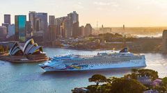 I følge en fersk undersøkelse fra YouGov drømmer vi om å reise langt av sted etter to år med pandemi. Her fra Sydney i Australia med Norwegian Cruise Line.