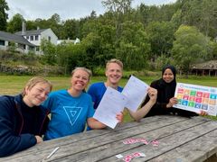 I juni opprettet KFUK-KFUM og FN-sambandet et samarbeid for å spre kunnskap om bærekraftig utvikling and skape endringsagenter av barn, ungdom og unge voksne som besøker barnas- og bærekraftens øy, Håøya. Foto: FN-sambandet.