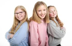 Ariel (12), Oda (11) og Christina, (12) fra Selbu utgjør gruppa «CAOS».