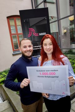 Carl Jonas Hällsten og Mikaela Zetterberg. Foto: nyebilder.no