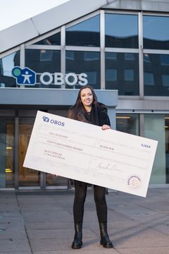 Lara Moore, gründer av Built Open, mottok OBOS oppstarts-stipend denne uken.